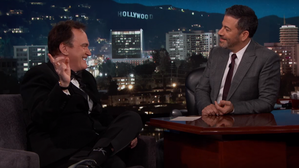 Quentin Tarantino v show Jimmyho Kimmela